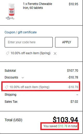 Pharmics 10% off coupon
